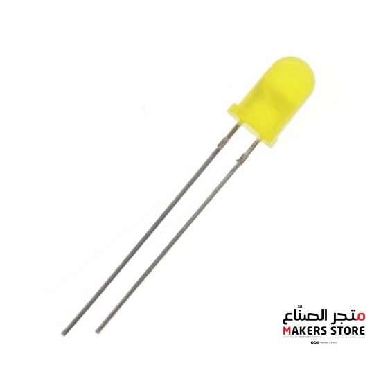 LED Yellow  5mm 28mm Leg - 1pcs