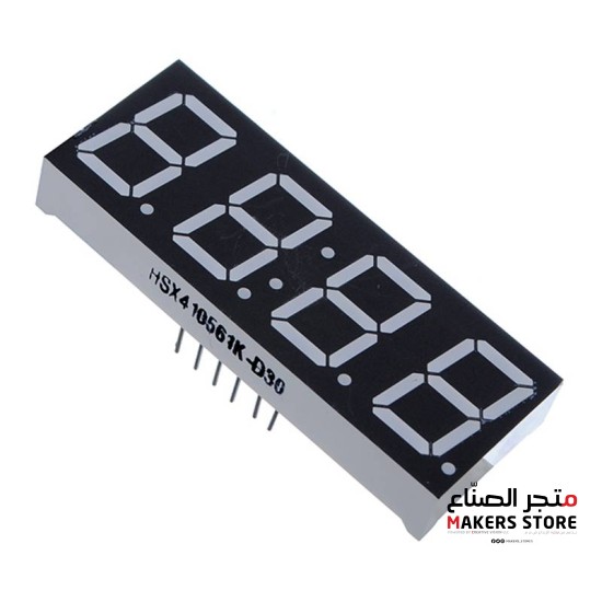 0.56 inch with Clock Red 4 Digit 7 Segment