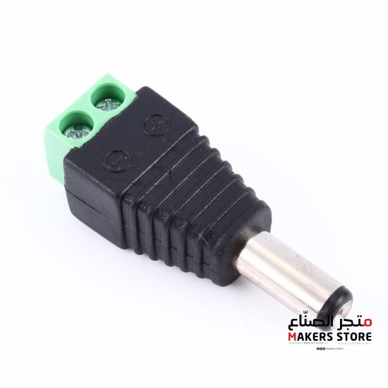 Male DC Power Jack Adapter Connector Plug For CCTV Camera