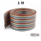 40Pin Flat Rainbow Ribbon Dupont Cable 2.54mm Pure Copper AWG24 -1M