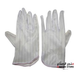 Anti-static ESD Glove with Finger Skid Resistance Spot