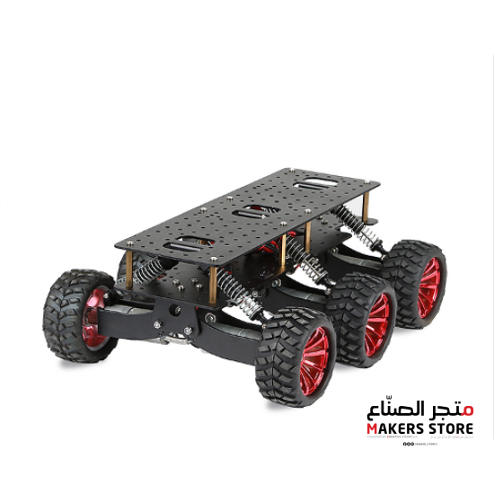 6WD Metal Robot Cross-country Chassis DIY Platform for Arduino robot WIFI Car Off-road Climbing