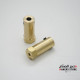  Smart Car Wheels Chassis DC Gear Motor Hex Coupling 5mm 30mm Gold Tone 