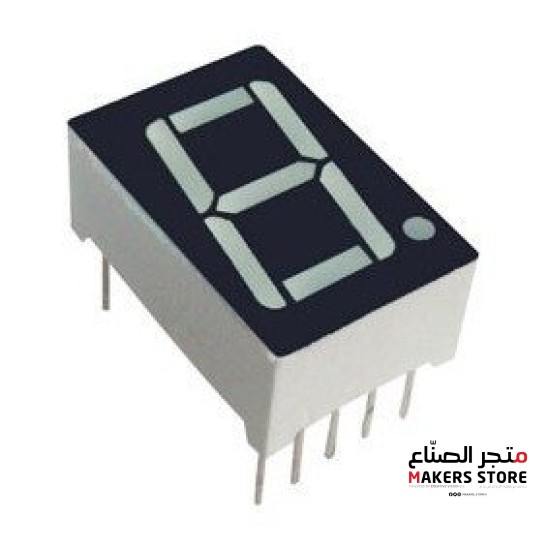 0.56 inch Red 1 Digit 7 Segment LED Display 10pin AC013 Common Cathode(CC) AC219 Common Anode(CA)