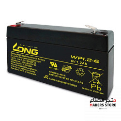 6V 1.2AH Lead Acid Rechargeable battery LONG