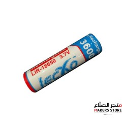 LECXO 18650 3.7V 3600MAH Lithium Battery