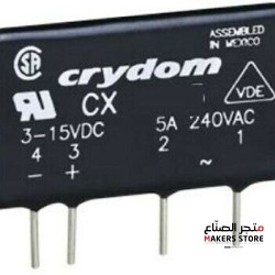 CX240D5R Crydom Solid State Relays - PCB Mount PCB SIP SSR 280Vac 5A, 3-15Vdc,RN