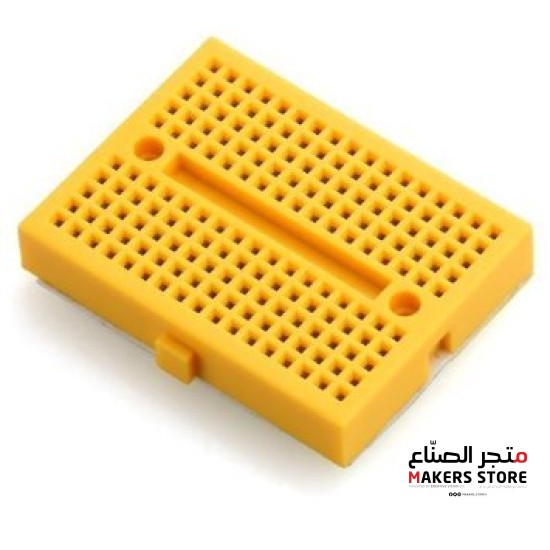 Mini Breadboard 170pts   Yellow with Connect