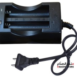Dual Charger For 18650 14500 16430 Rechargeable Li-Ion Battery EU Plug