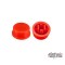 red Round Cap for Square Tachile Switch for 12x12x7.3mm Square Switch