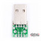 USB male head to Dip, 2.54mm direct 4P adapter board, USB to 2.54mm pin