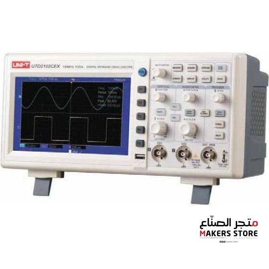 UNI-T Digital Storage Oscilloscopes 2CH 50MHZ Scope meter 7 inches widescreen LCD displays USB OTG Interface