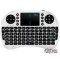  Wireless White Keyboard Remote Control with touch pad Rii mini i8