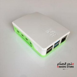 Raspberry 4B White Green ABS Case China Version