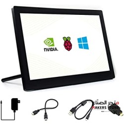13.3inch HDMI LCD (H) (with case) Waveshare IPS Toughened Glass Capacitive Touch Screen 1920x1080