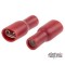 Fully Insulated Female Disconnector red Pack of 100