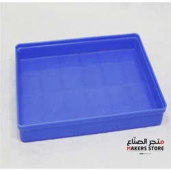 Plastic Square Plate 365x254x63mm Blue