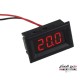 Mini voltmeter tester Digital voltage test battery DC 0-100V red THREE WIRES