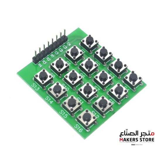 4x4 Matrix 16 Keypad Keyboard Module 16 Button Mcu