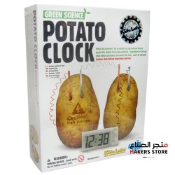 Creative LED Alarm Clock Conversion of Energy & Battery by Potato Lemon Fruit Soft Drink