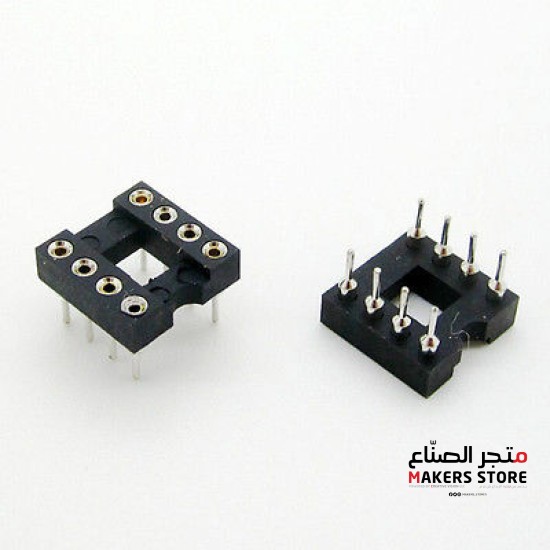 DIP8 Quality Precision/Turned PIN Open Frame PCB 8 Way IC Socket