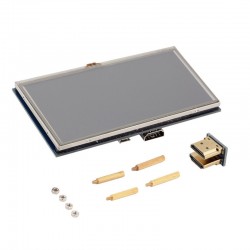 Raspberry Pi 5 inch HDMI LCD Module Resistive Touch Screen 800x480 Resolution