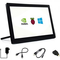 13.3inch HDMI LCD (H) (with case) Waveshare IPS Toughened Glass Capacitive Touch Screen 1920x1080