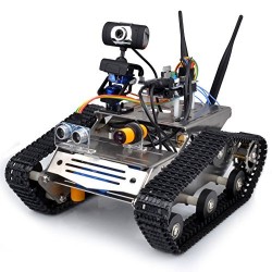 Wireless Wifi Robot Car Kit for Arduino / Hd Camera Ds Robot Smart Educational Robot Kit