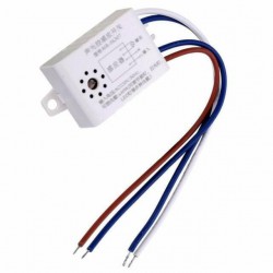 220V Automatic Sound Voice Sensor For On Off Street Light Switch Photo Control