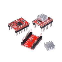 A4988 Stepper Motor Driver With Heatsink Original Chip with Retail Package 