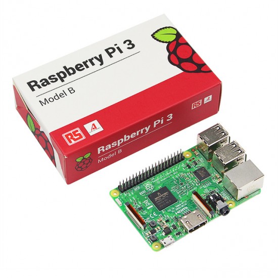 Original Raspberry Pi 3 Model B 1GB RAM Quad Core RS Version 
